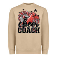 Mushroom cheer coach Heavyweight Sweatshirt - MaliasSmallBusiness