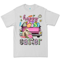 Dove Grey Bunny Happy Easter truck Easter Day Premium Tee - Neo Western