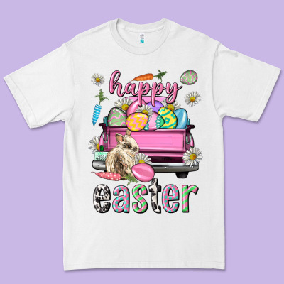 Bunny Happy Easter Truck Easter Day Premium Tee Designed By Neo Western