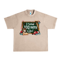 French Oak I tacked 100 days school Baseball Urban Heavy Tee - NancyCooperArtShop