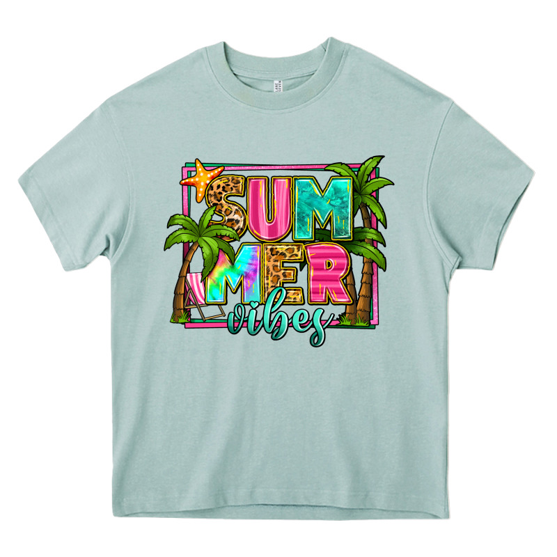 Summer Vibes Heavy Core Tee by Zillion Design Studio | Teevron