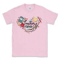 Bubblegum Pink teacher Classic Tee - MaliasSmallBusiness