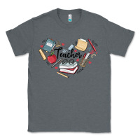 Charcoal Heather teacher Classic Tee - MaliasSmallBusiness