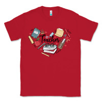 Red teacher Classic Tee - MaliasSmallBusiness