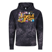 Cloud Black easter bulldozer bunny egg leopard Vintage Hoodie - Artiststas