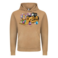 Vintage Camel easter bulldozer bunny egg leopard Vintage Hoodie - Artiststas