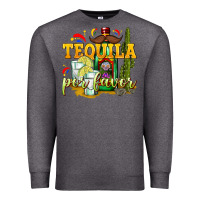 Charcoal Heather Tequila Por Favor Premium Sweatshirt - texasbilliewilder