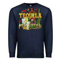 Navy Tequila Por Favor Premium Sweatshirt - texasbilliewilder