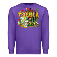 Purple Tequila Por Favor Premium Sweatshirt - texasbilliewilder