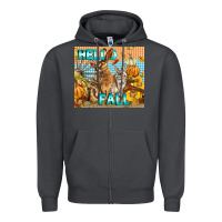 Smoke Hello Fall Zipper Hoodie - LillyAllenDesigns