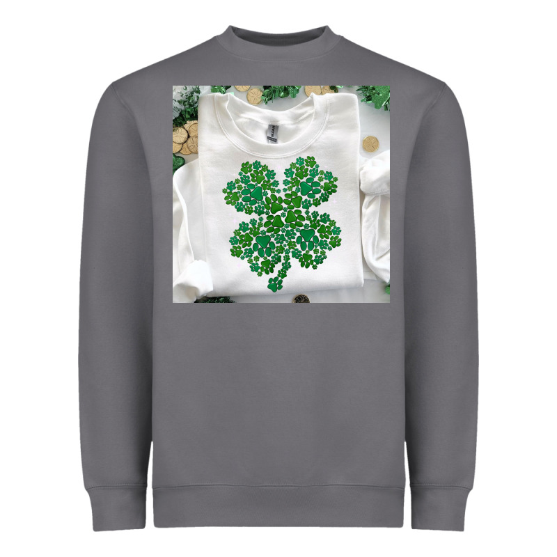 Shamrock Patterned Clothing Heavyweight Sweatshirt by MaliasSmallBusiness | Teevron