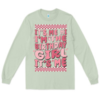 Matcha it's me hi i'm the birthday girl it's me Long Sleeve Tee - MaliasSmallBusiness