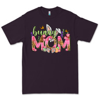 Plum Bunny Mom Easter Day Premium Tee - Neo Western