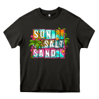 Asphalt sun salt sand summer Heavy Core Tee - Zillion Design Studio