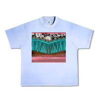 Grape Ice western fringe cowhide leopard Urban Heavy Tee - BarkalooDesign