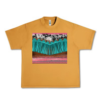 Peanut Butter western fringe cowhide leopard Urban Heavy Tee - BarkalooDesign