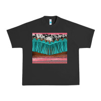 Pigment Black western fringe cowhide leopard Urban Heavy Tee - BarkalooDesign