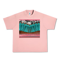 Salmon western fringe cowhide leopard Urban Heavy Tee - BarkalooDesign