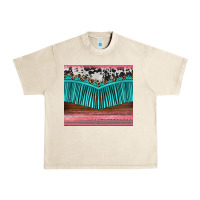 Sandshell western fringe cowhide leopard Urban Heavy Tee - BarkalooDesign