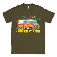 Army Green Making Memories Campsites Time Classic Tee - CowhideDigitalArt