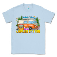 Dusty Blue Making Memories Campsites Time Classic Tee - CowhideDigitalArt