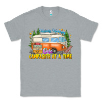 Heather Grey Making Memories Campsites Time Classic Tee - CowhideDigitalArt