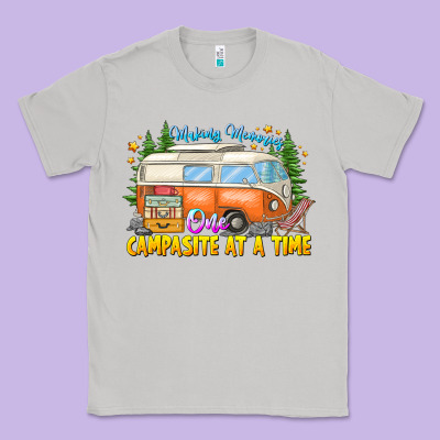Making Memories Campsites Time Classic Tee Designed By Cowhidedigitalart