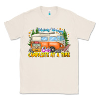Natural Making Memories Campsites Time Classic Tee - CowhideDigitalArt