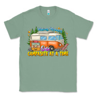 Sage Making Memories Campsites Time Classic Tee - CowhideDigitalArt