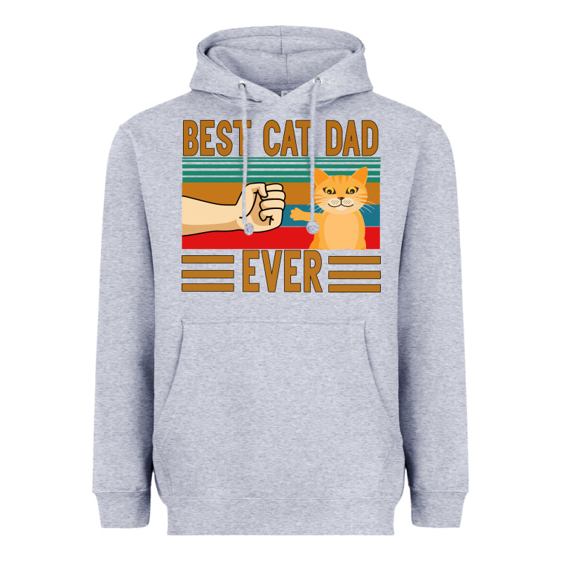 Best Cat Dad Ever Heavyweight Hoodie by Bettercallsaul | Teevron