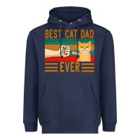 Navy Best Cat Dad Ever Heavyweight Hoodie - Bettercallsaul