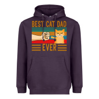 Plum Best Cat Dad Ever Heavyweight Hoodie - Bettercallsaul