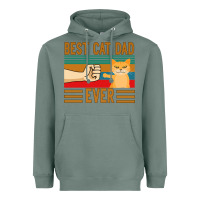 Sage Best Cat Dad Ever Heavyweight Hoodie - Bettercallsaul