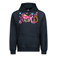 Navy xoxo cow valentine's day Urban Hoodie - OliviaCreatesArt