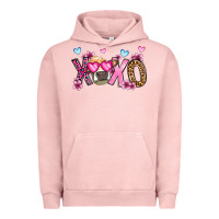 Pigment Salmon xoxo cow valentine's day Urban Hoodie - OliviaCreatesArt