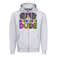 Mardi Gras Celebration Design Zipper Hoodie | Teevron