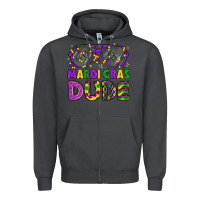 Smoke mardi gras celebration design Zipper Hoodie - LillyAllenDesigns
