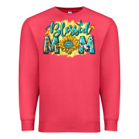 Cardinal Blessed Mom with Sunflowers Premium Sweatshirt - texasbilliewilder