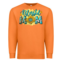 Carrot Blessed Mom with Sunflowers Premium Sweatshirt - texasbilliewilder