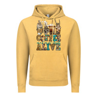 Vintage Mustard coffee makes me feel alive skeleton coffee cups Vintage Hoodie - Jasminsmagicworld