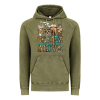 Vintage Olive coffee makes me feel alive skeleton coffee cups Vintage Hoodie - Jasminsmagicworld