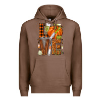 Chestnut Fall Nurse love Premium Hoodie - NancyCooperArtShop