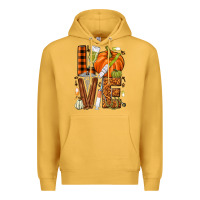 Mustard Fall Nurse love Premium Hoodie - NancyCooperArtShop