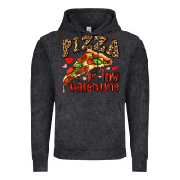 Vintage Black pizza is my valentine Vintage Hoodie - AdoDesignShop