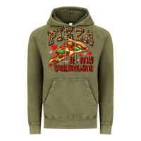 Vintage Olive pizza is my valentine Vintage Hoodie - AdoDesignShop