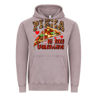 Vintage Zinc pizza is my valentine Vintage Hoodie - AdoDesignShop