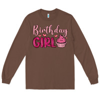 Chestnut birthday girl cupcake Long Sleeve Tee - MaliasSmallBusiness