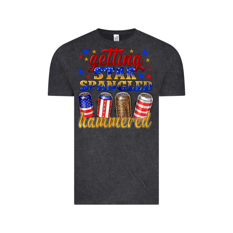 Getting Star Spangled Hammered Vintage Tee by NancyCooperArtShop | Teevron