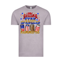 Vintage Zinc getting star spangled hammered Vintage Tee - NancyCooperArtShop