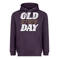 Plum National Old Stuff Day Funny Gift Heavyweight Hoodie - Bettercallsaul